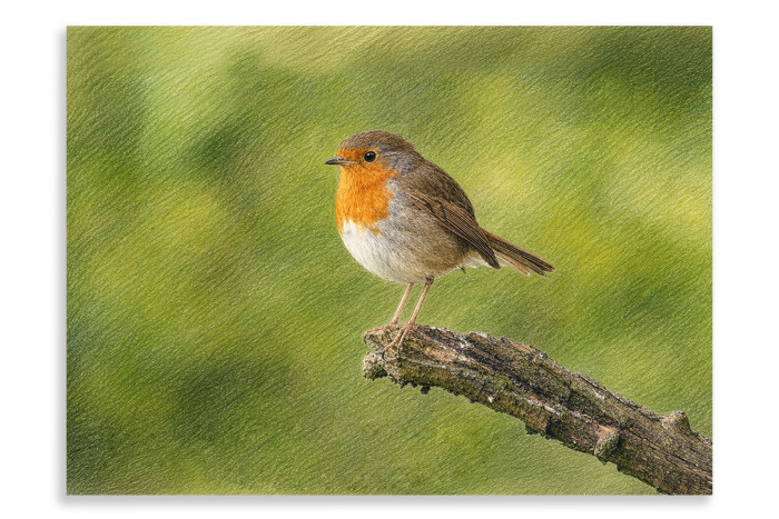 Waiting for Winter The Robin - Artistic